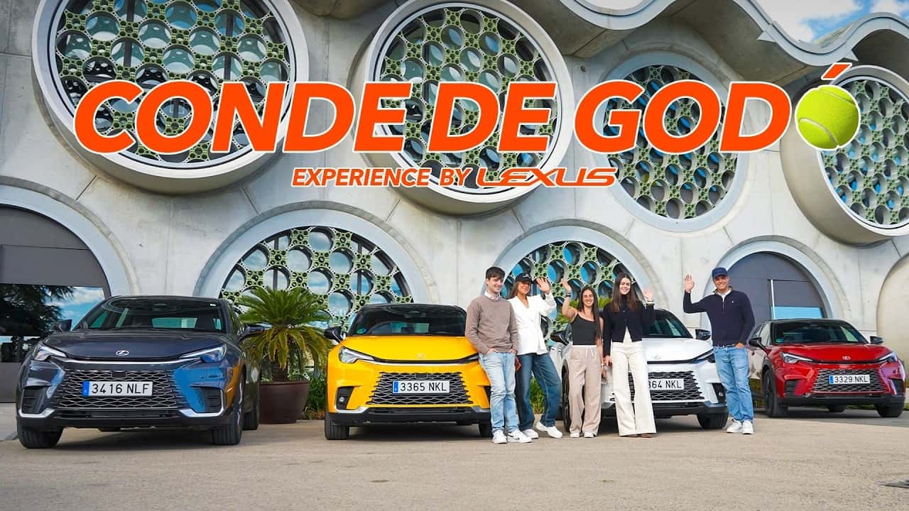 Motor1 Experience by Lexus: tenis y ruta electrificada por Barcelona