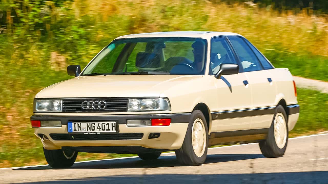 Audi 90 quattro (1987): con motor de cinco cilindros