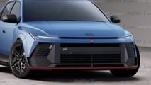 New Hyundai Elantra N Rendering By Motor1