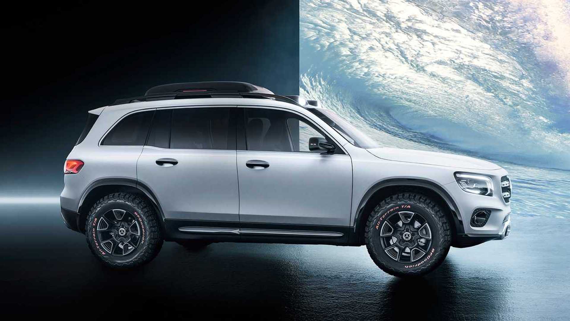 MercedesBenz GLB Concept estreia com visual offroad e 7 lugares