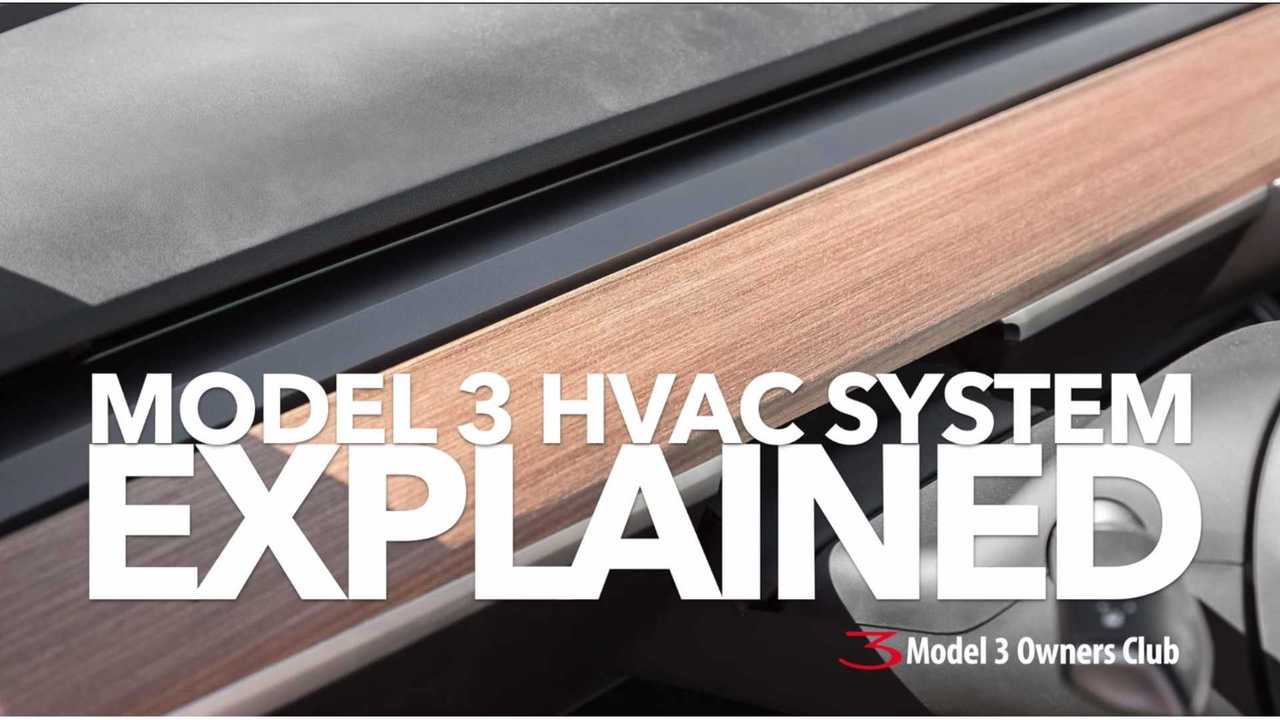 Tesla Model 3 HVAC System in Detail Video