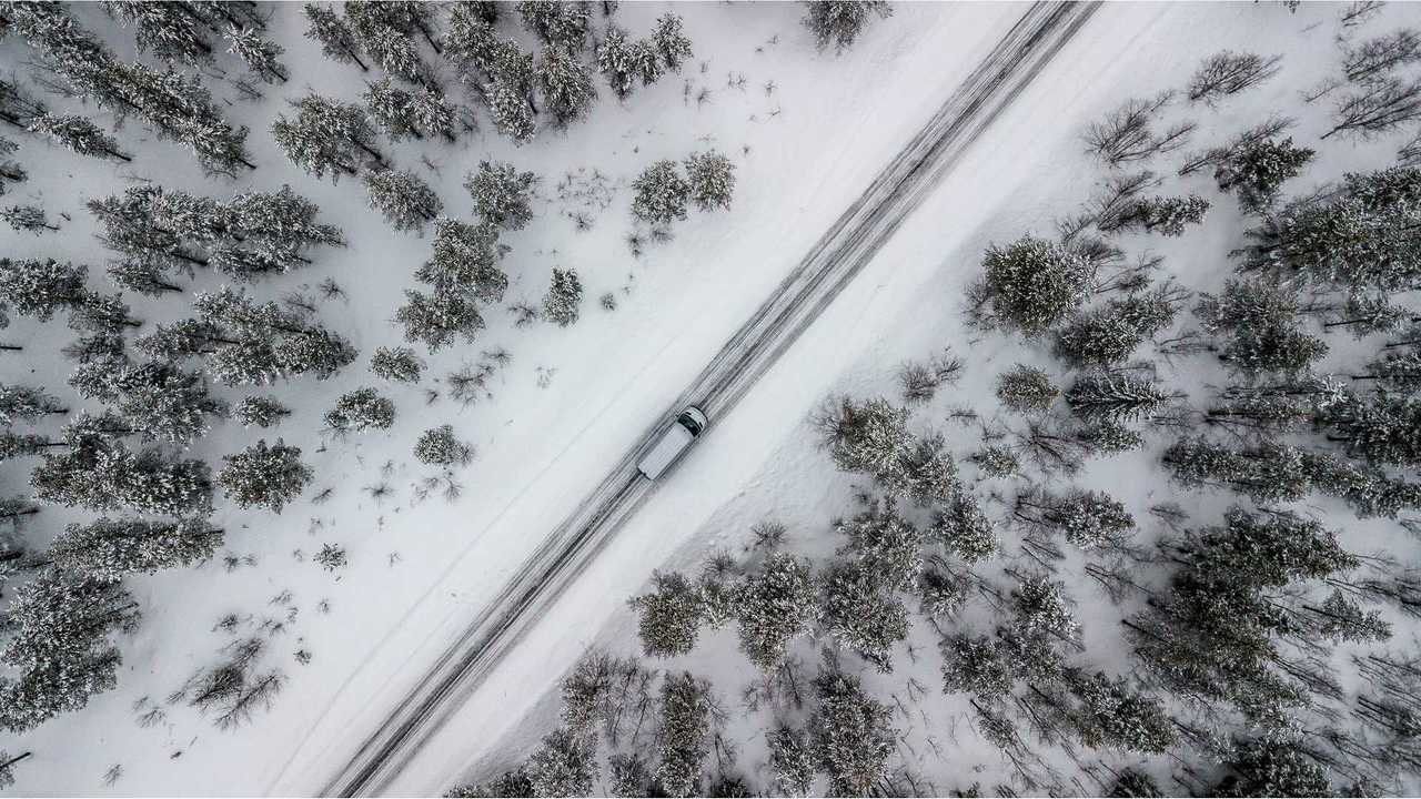 Winter trials Mercedes-Benz eSprinter in Sweden