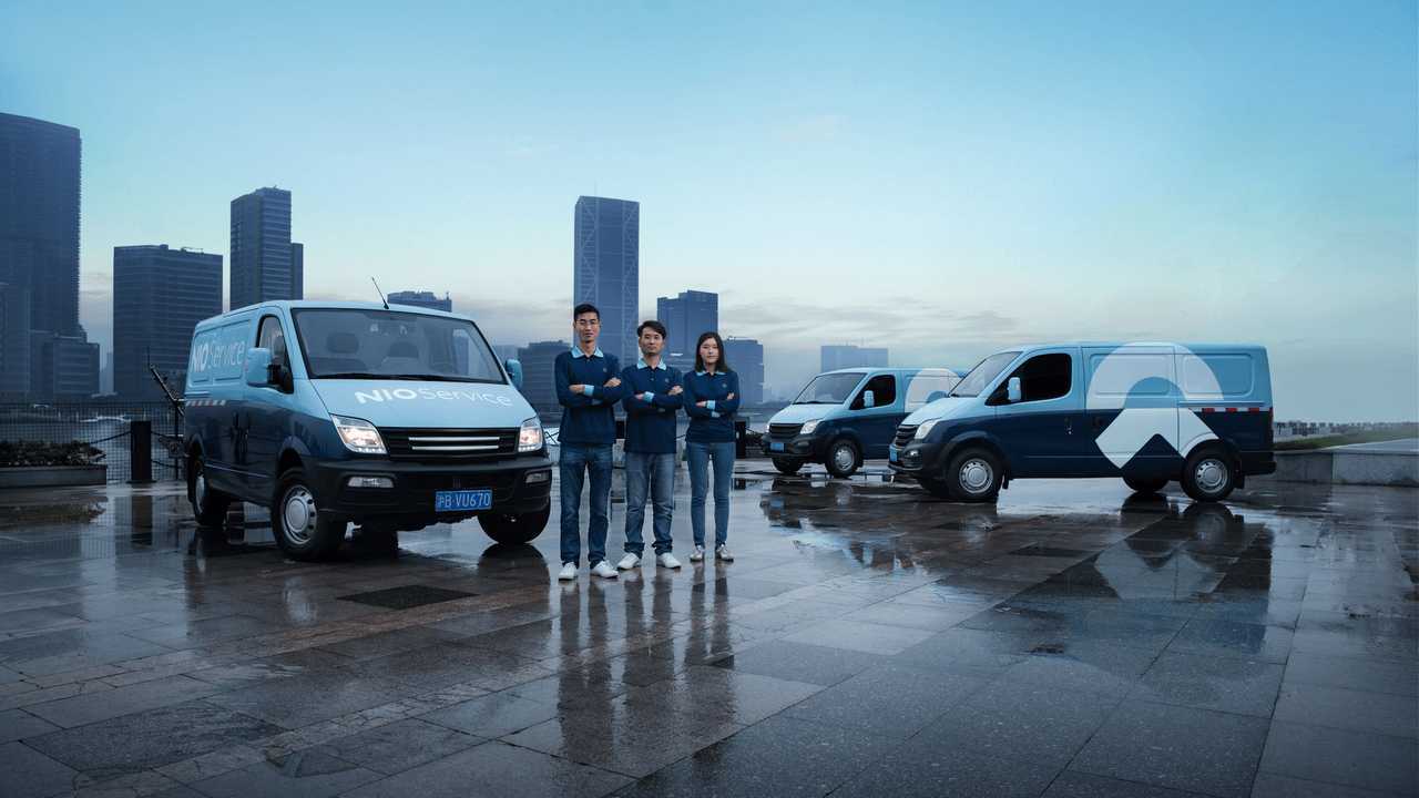 Nio offers van-based remote service and concierge charging.