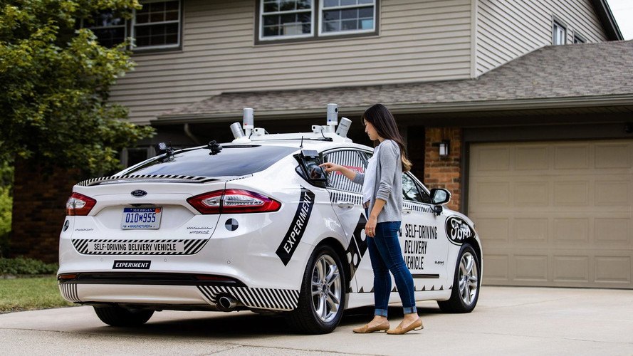 Domino's Pizza Autonomous Ford Fusion