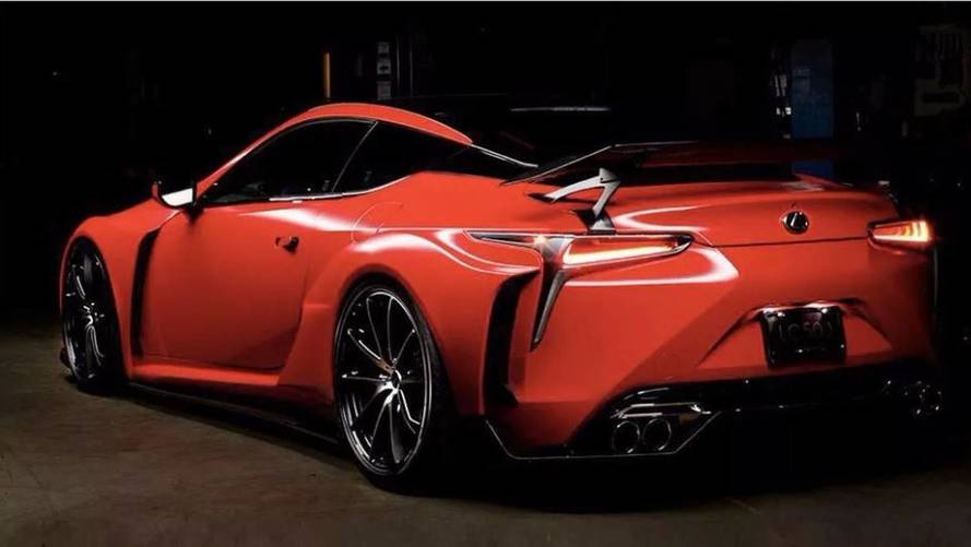 Lexus LC 500 Supreme Satin Carmin Red