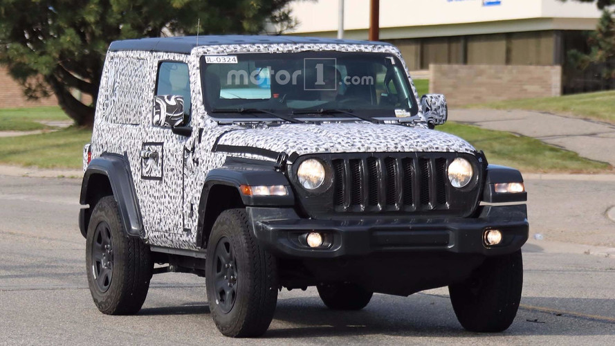 Jeep Wrangler Euro Spec spy photo