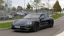 2020 Porsche Mission E spy photo