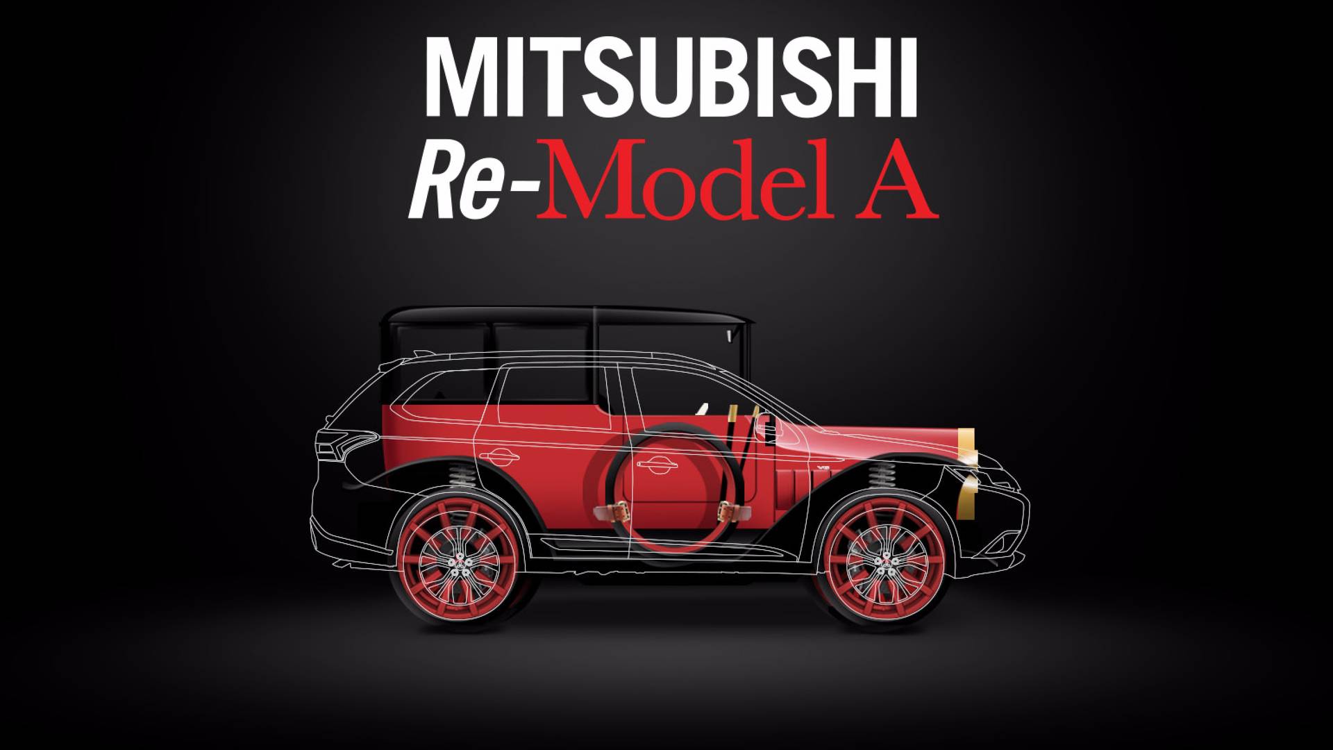 Mitsubishi Model A 1917 ganha mecânica de Outlander PHEV