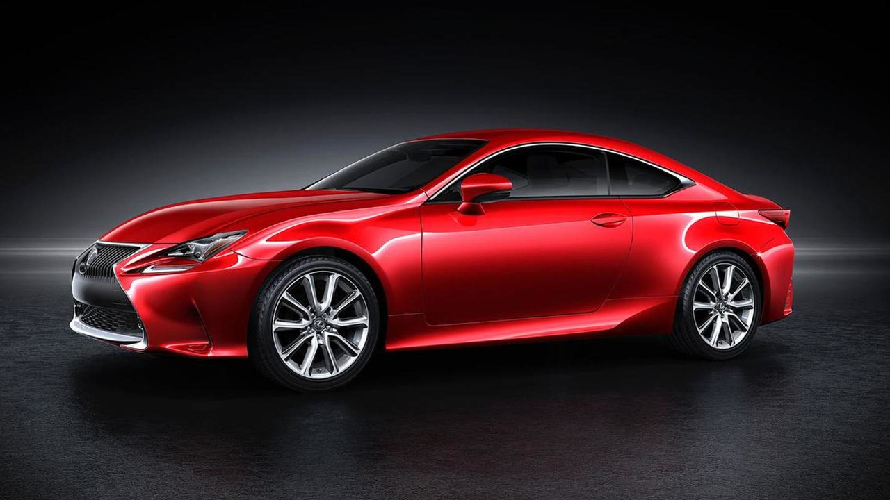 2014 Lexus RC shown with a fourlayer red exterior paint