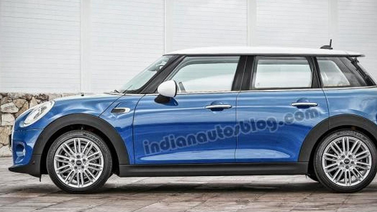 Mini Five Door Hatchback Render Motor1 Photos Mini Five Door Hatchback Render