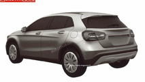 Mercedes-Benz GLA 180 CDI leaked patent photo 12.11.2013