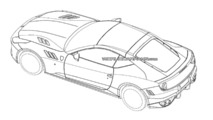 Mysterious hardcare two-seater Ferrari FF patent drawing 10.09.2013