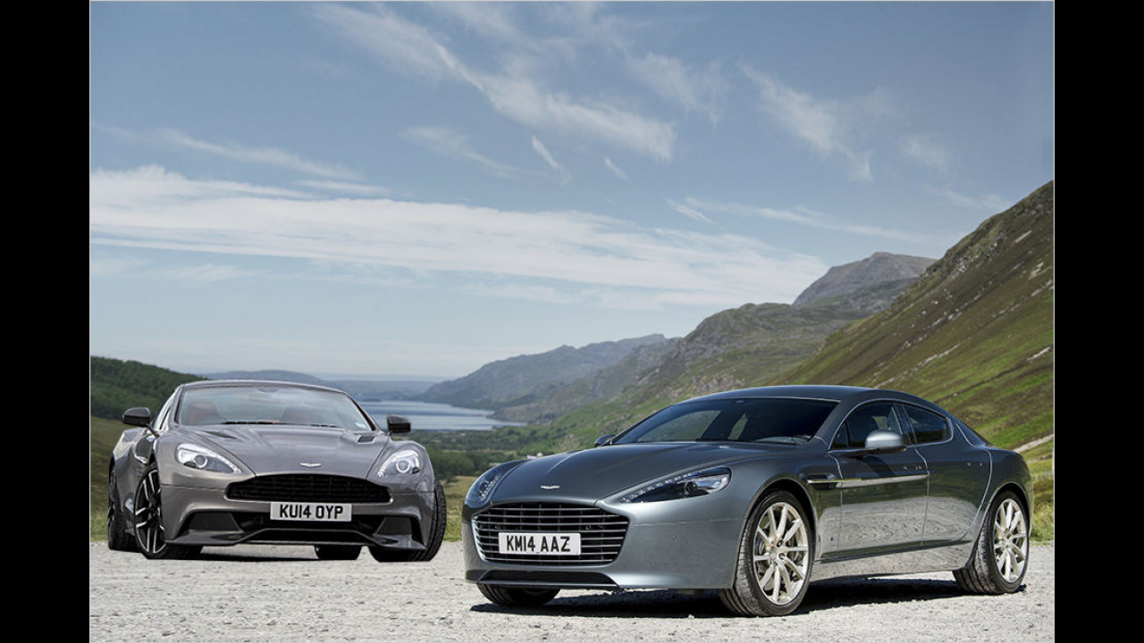 Mehr Dynamik für Aston Martin Vanquish und Rapide S 2015