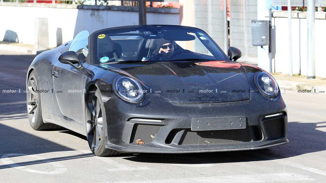 Photo espion Porsche 911 Speedster