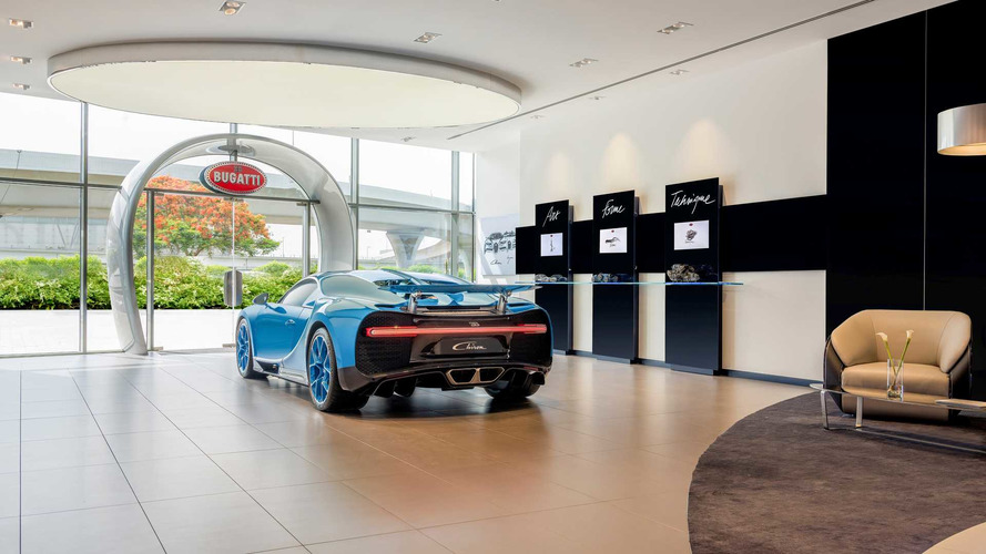 Bugatti showroom Dubaï