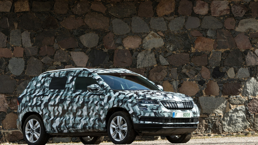 2018 Skoda Karoq camouflaged prototype