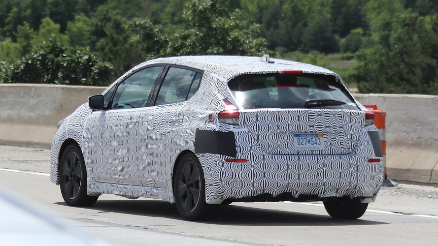 2018 Nissan Leaf spy photos