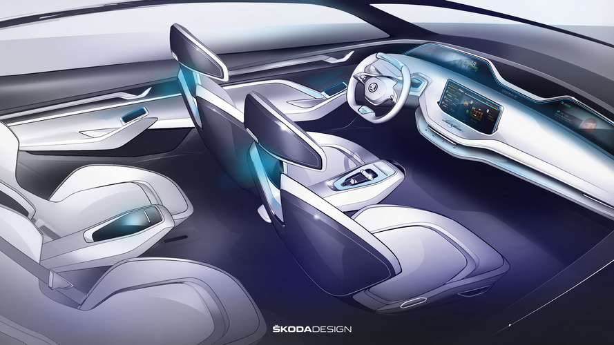 2017 Skoda Vision E teaser
