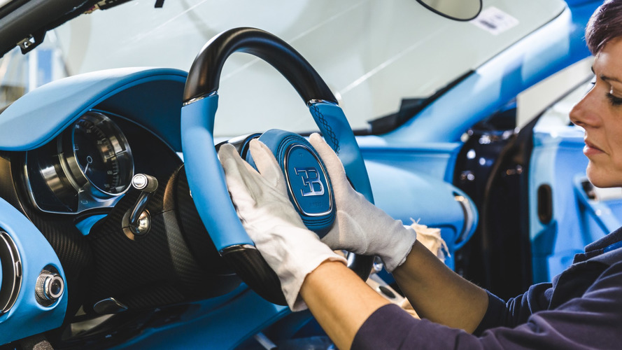 Bugatti Chiron na fábrica