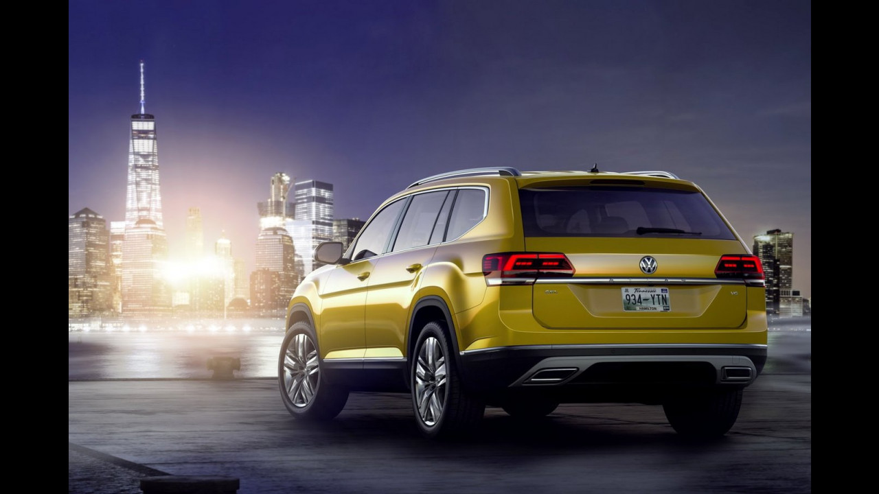Este é o Volkswagen Atlas, novo SUV de sete lugares de marca