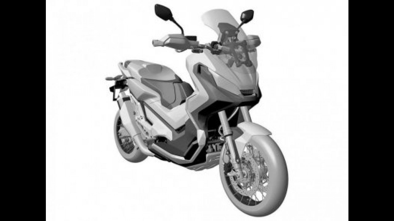 Segredo: Vazam imagens de patente do scooter aventureiro da Honda