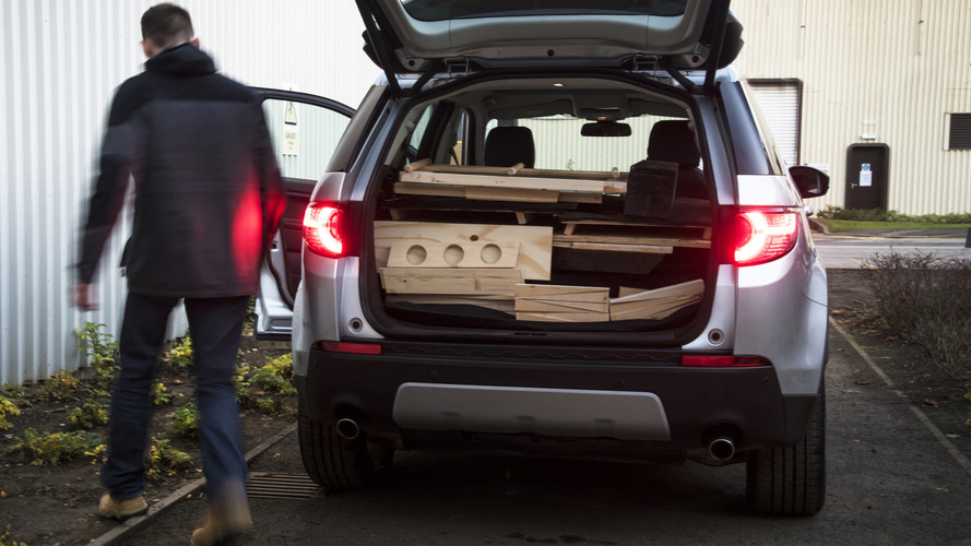 La cabane pour le Père Noël du Discovery Sport