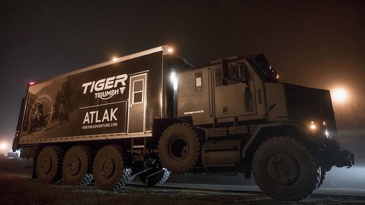 Triumph's ATLAK truck looks pretty badass