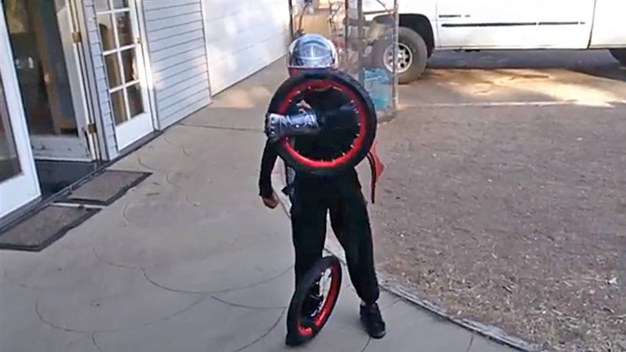 Best Motorcycle Halloween Costume Video