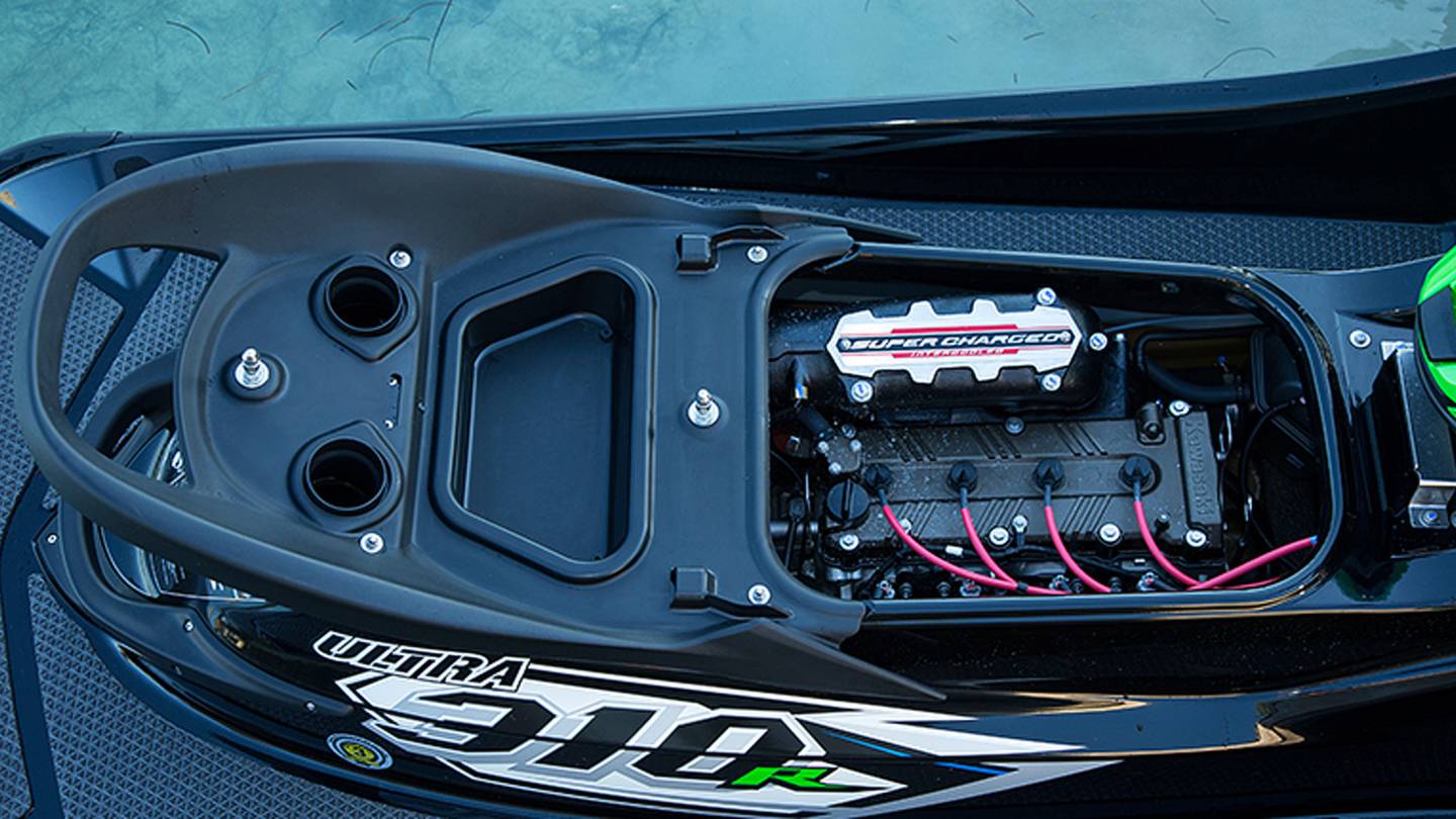 Jet Ski With Outboard Engine