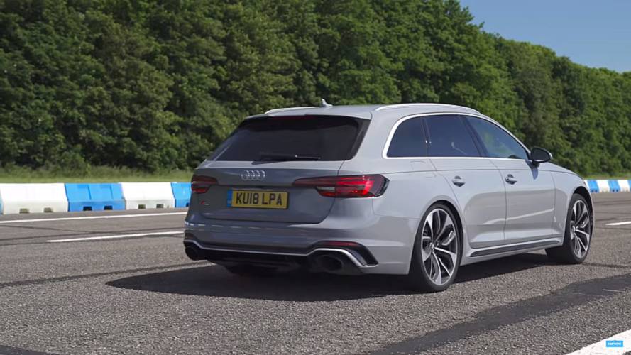 Grandma drives Audi RS4