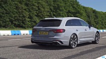 Grandma drives Audi RS4