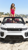 Naomie Harris and Range Rover Evoque Convertible
