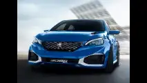 Peugeot 308 R Hybrid, prime immagini 