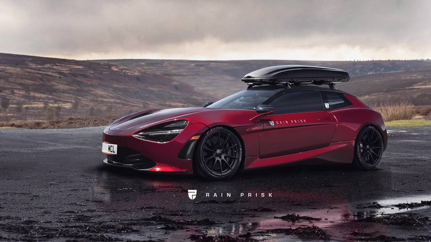 A McLaren 720S shooting brake változatban is jól mutat