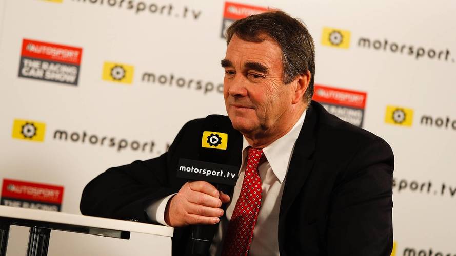 Nigel Mansell talks to Peter Windsor for Motorsport TV