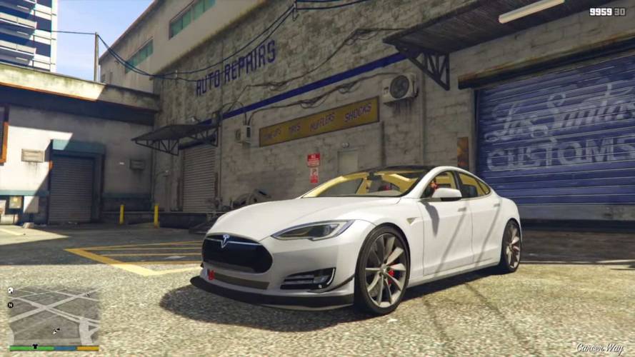 Grand Theft Auto V News And Opinion Motor1 Check Out Tesla Roadster Semi Model Ore In Gta V