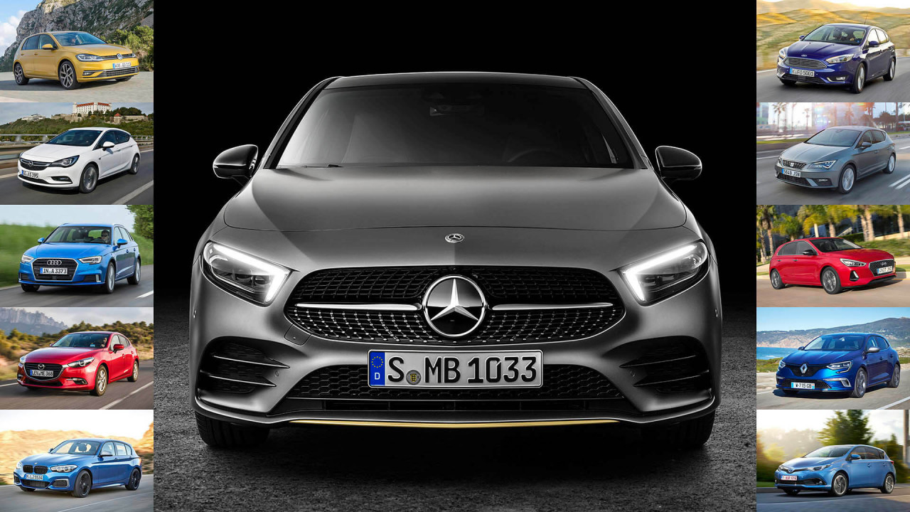 Die wichtigsten Gegner der Mercedes A-Klasse