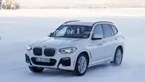 2019 BMW X3 plug-in hybrid spy photo