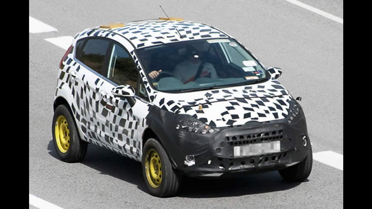 Segredo? Leitor flagra o Novo Ford Fiesta 2011 sem camuflagem em garagem de prédio