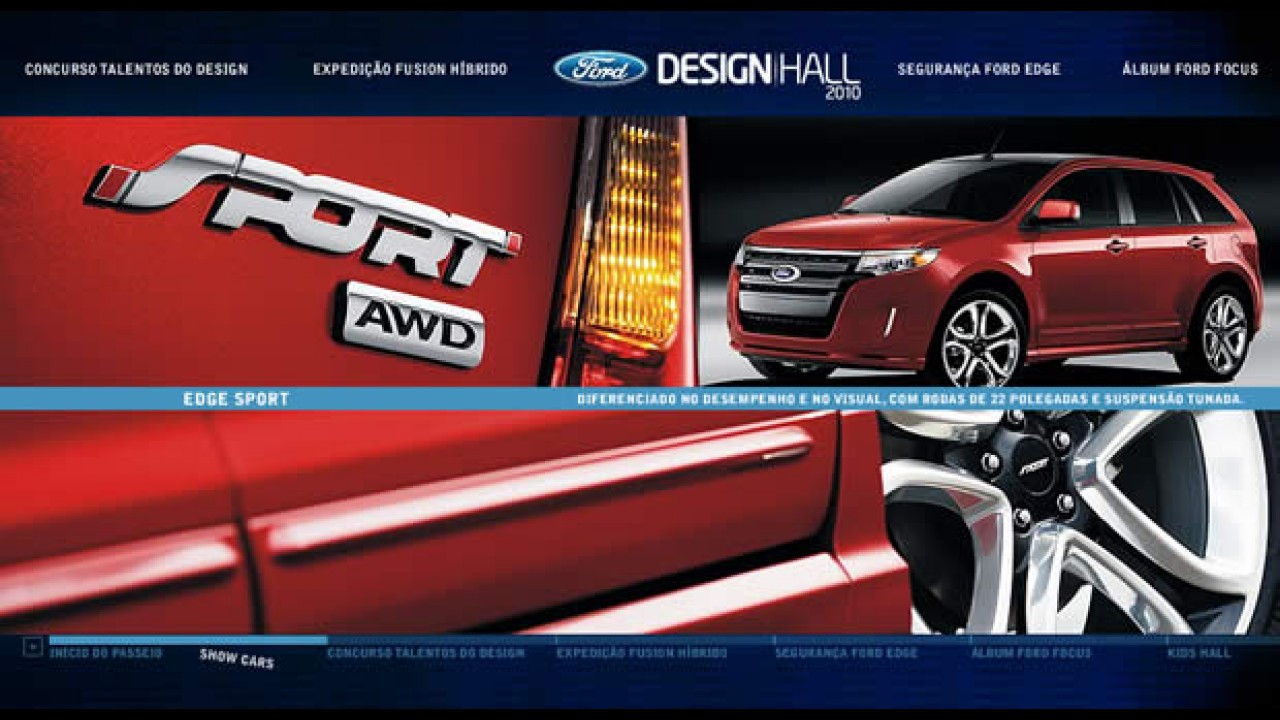 Ford Design Hall 2010: Ford coloca no ar site sobre Salão do Automóvel