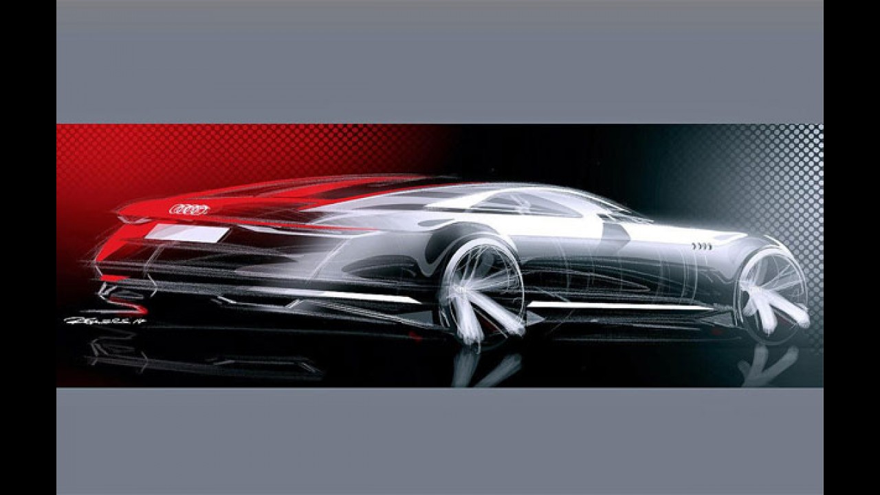 Esboço do Audi A9 Concept surge antes da estreia em Los Angeles