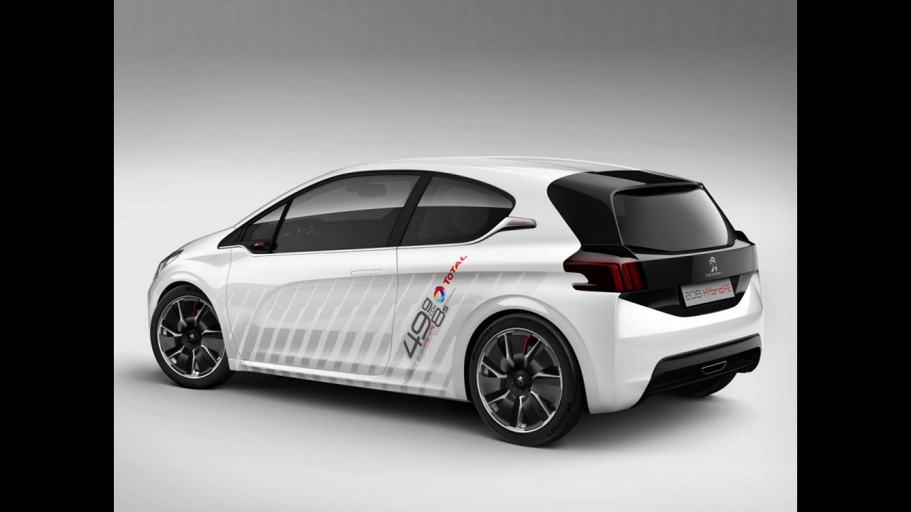 Peugeot 208 Hybrid FE Concept faz de 0 a 100 km/h em 8 segundos e tem consumo de 47,6 km/l
