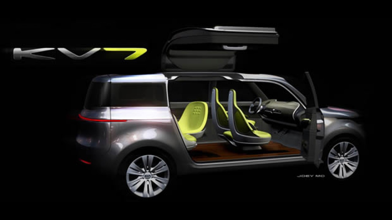 Detroit: Kia apresenta conceito KV7 - Motor 2.0 Turbo tem 285 cv!