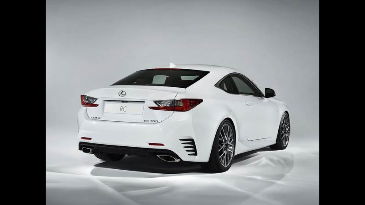 Lexus RC F Sport de 306 cv é a versão de "entrada" que estará no Salão de Genebra