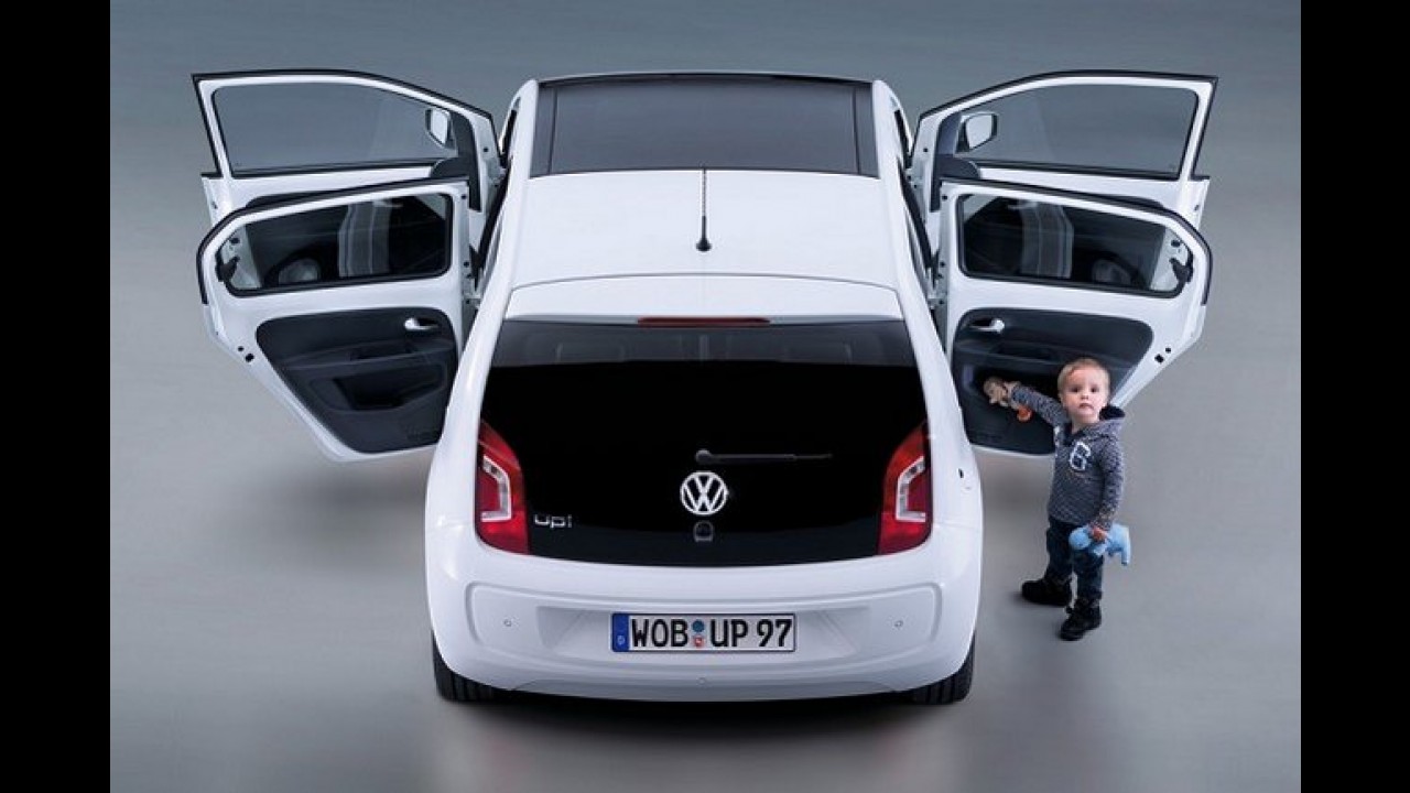 Volkswagen Up! 4 portas é revelado - Vidros traseiros são basculantes