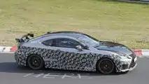 Lexus RC F GT spy photo