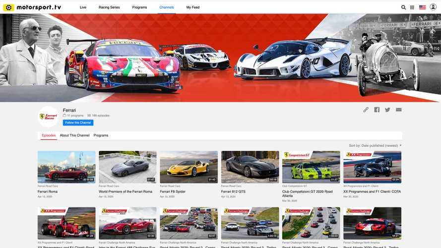 Offizieller FerrariChannel auf Motorsport.tv Bilder
