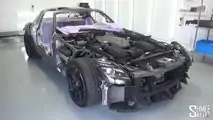 Stripped-down Mercedes SLS AMG Black Series