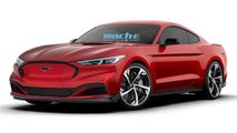 Ford Mustang Electric rendering