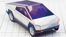 Check This Free Tesla Cybertruck Fold-Up Toy Right Now